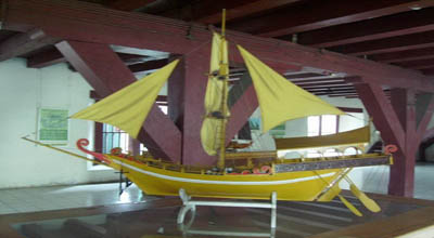 Menengok Lancang Kuning, Pinisi, hingga Gelati Kapal Tradisional di Museum Bahari